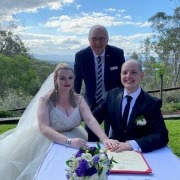 Cass and Ben Clear Mountain Wedding with Michael Janz Sydney celebrant