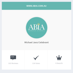 ABIA Award winning Sydney marriage celebrant Michael Janz