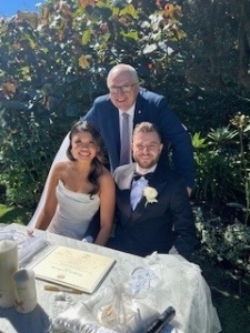 Wedding Celebrant in Sydney Harborside Wedding
