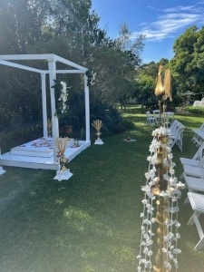 Poruwa Platform in Traditional Sri Lankan Wedding