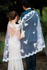 Veil and cord ritual beauty